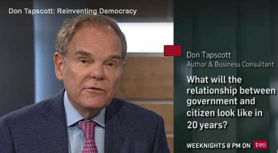 Reinventing Democracy on TVO’s The Agenda
